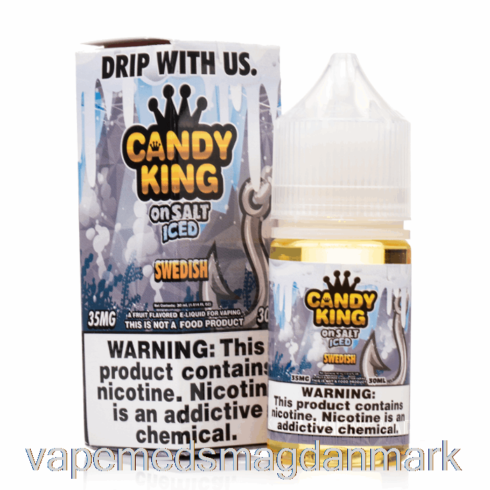 Vape Uden Nikotin Iced Svensk - Slikkonge På Salt - 30ml 50mg